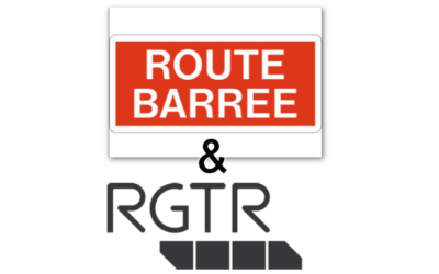 Route barrée à Larochette