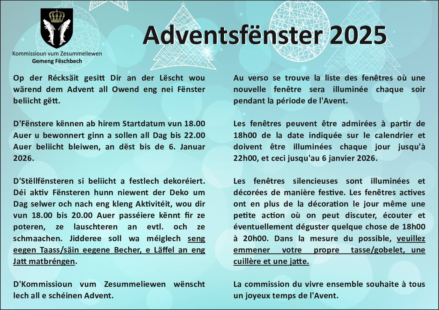 Adventsfënster 2025