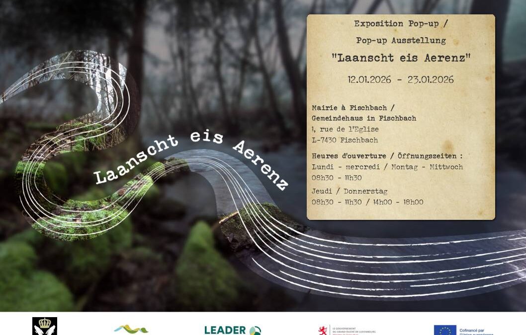 Pop-up Ausstellung – Laanscht eis Aerenz
